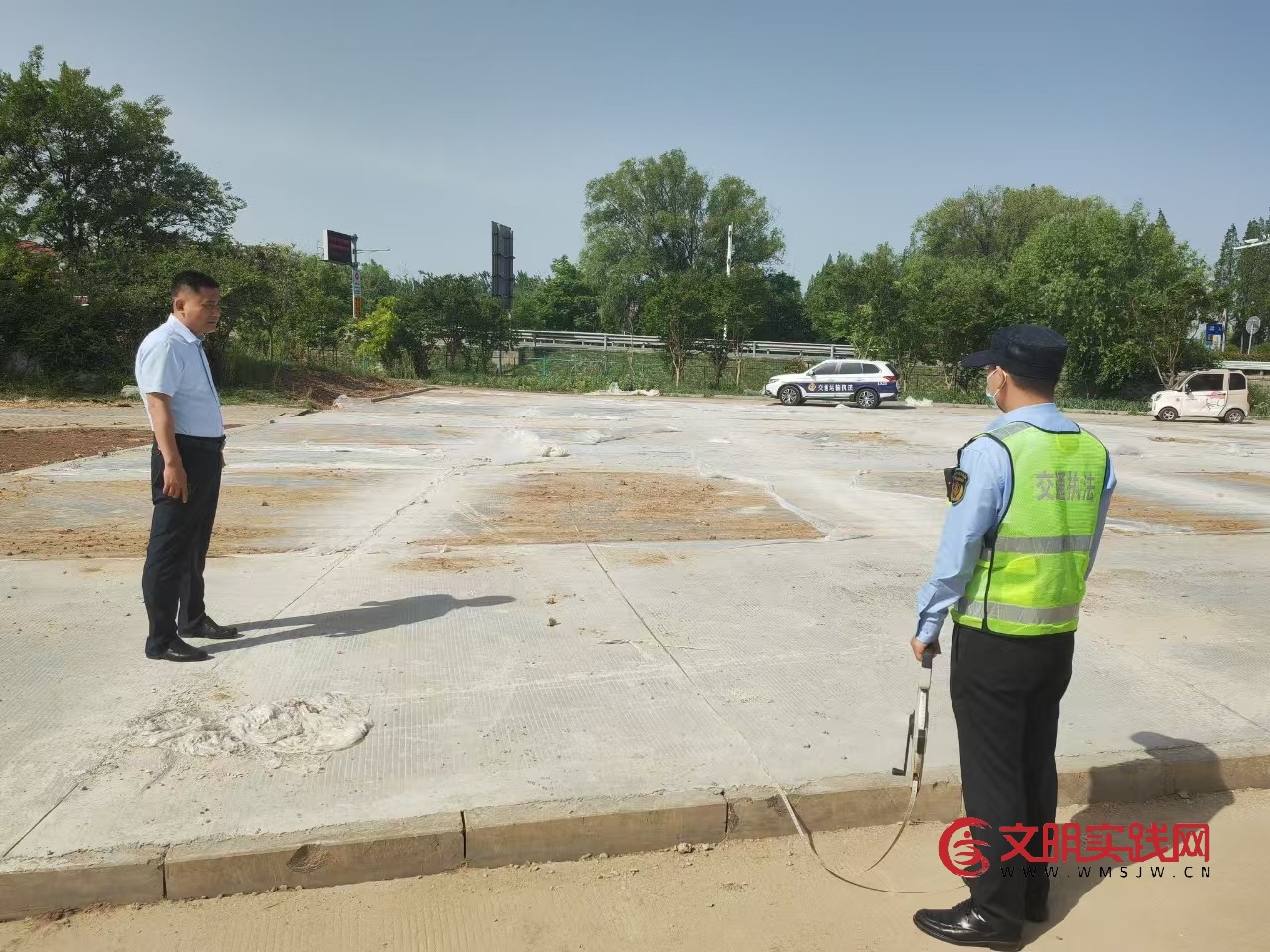 靠前服务,第二大队依法助力地方充电桩建设 靠前服务,第二大队依法助力地方充电桩建设