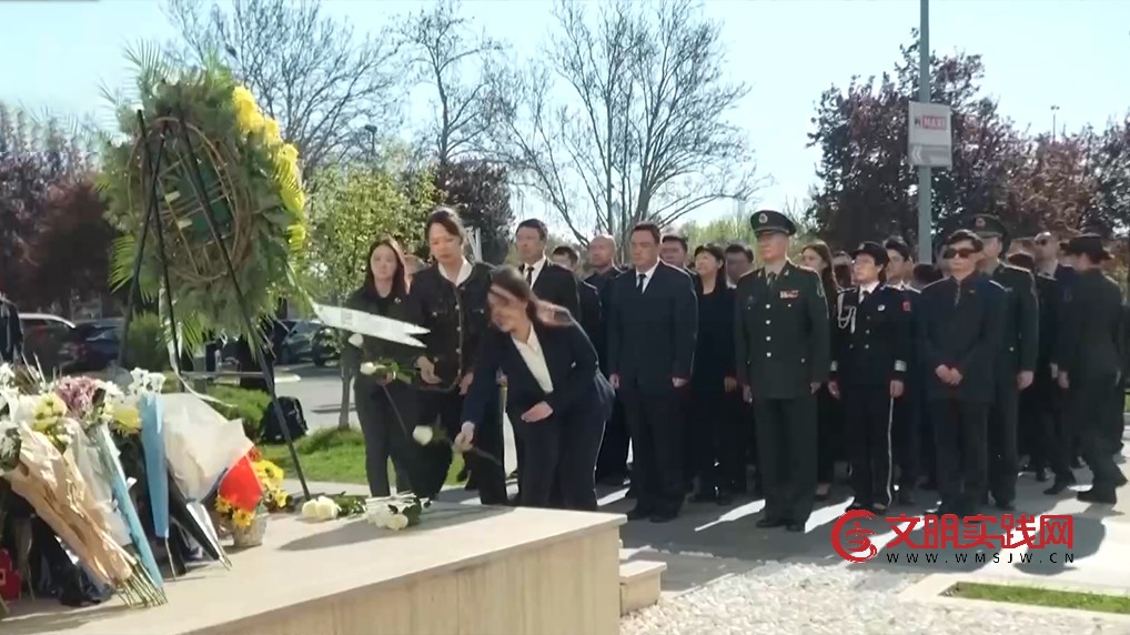 中国驻多国使馆举行祭扫活动