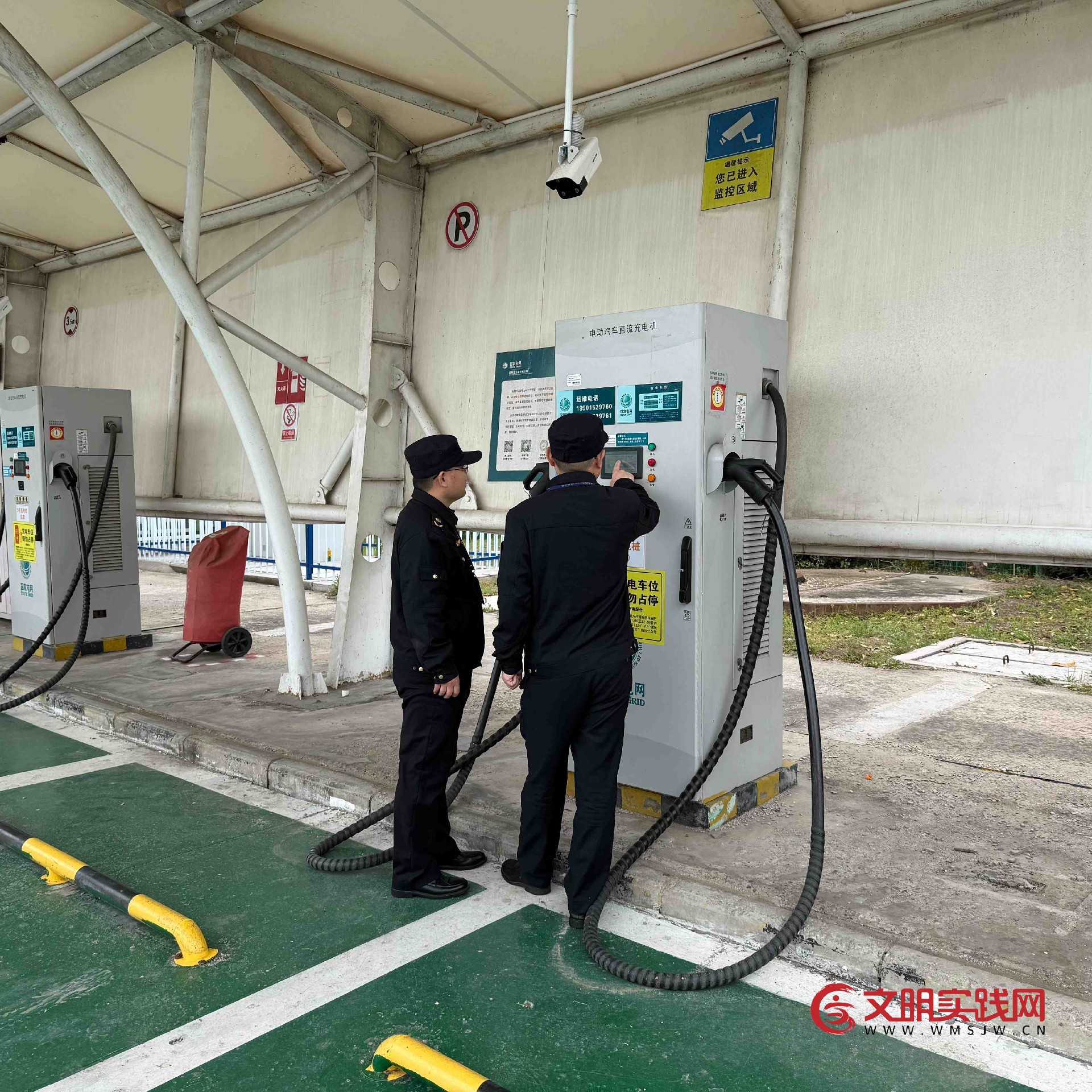 联合检查进服务区 全力护航群众“五一”出行服务质量