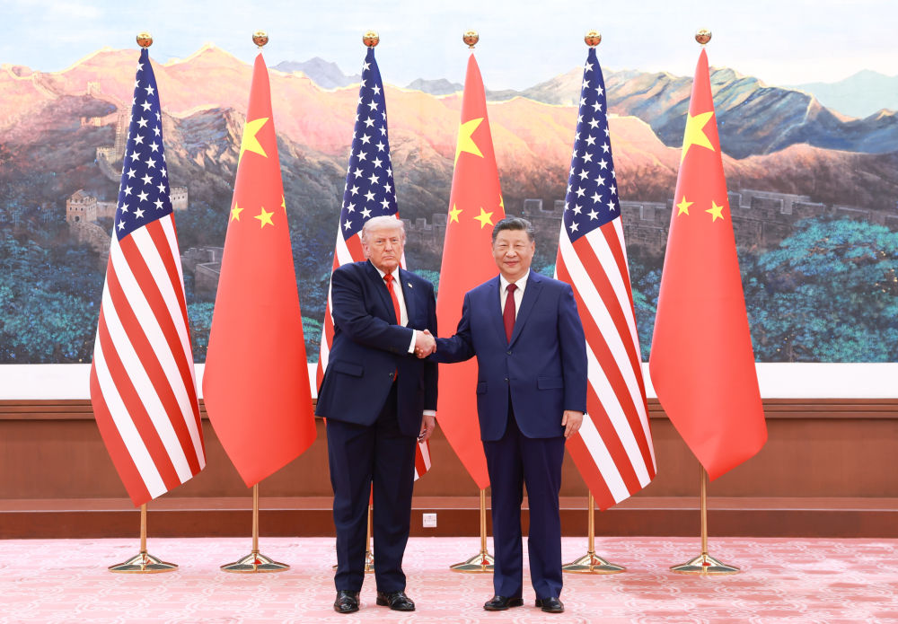 习近平同美国总统特朗普举行会谈